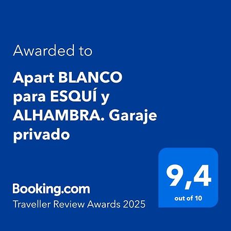 Apart Blanco Para Esqui Y Alhambra. Garaje Privado 그라나다 외부 사진